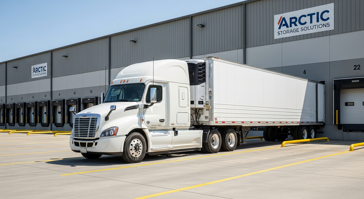 Refrigerated reefer truck