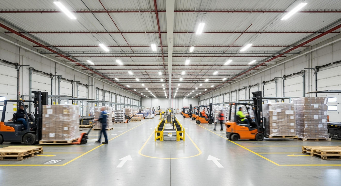 Cross-docking facility
